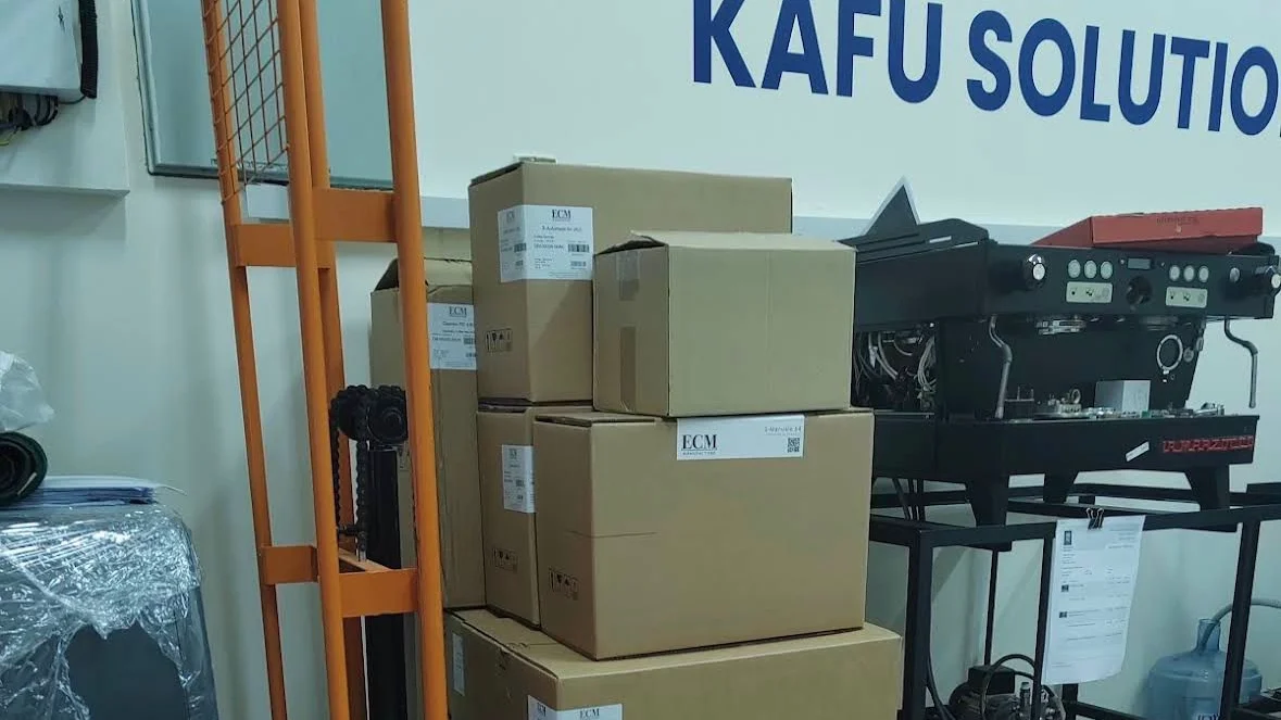 Genuine spare parts stock at KAFU