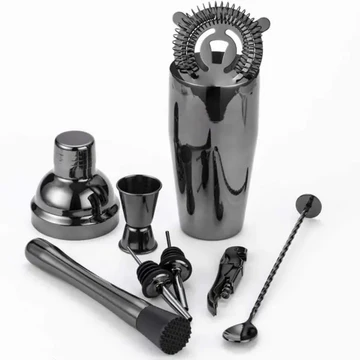 BLACK SHAKER SET (17PCS)