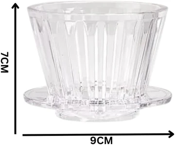 V02 ACRYLIC DRIPPER CLEAR