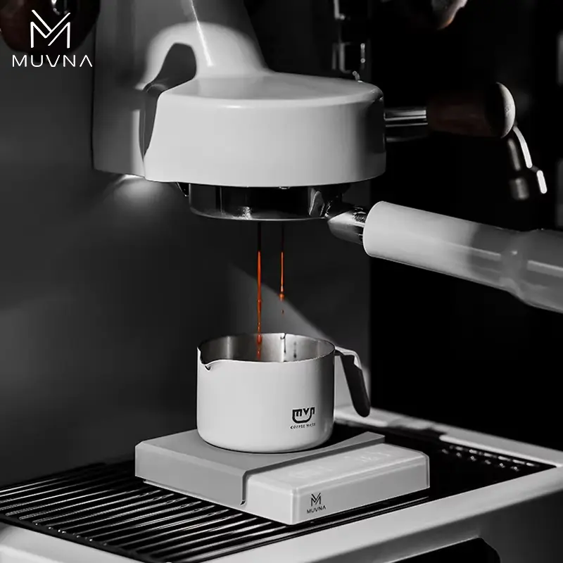 Muvna "Xingyu" stainless steel espresso cup-white-100ml