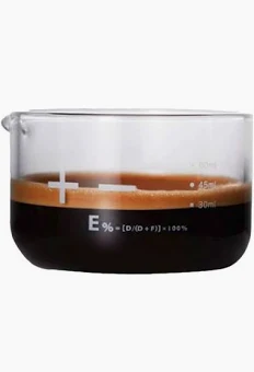 Muvna "Xingyu" stainless steel espresso cup-glass -100ml