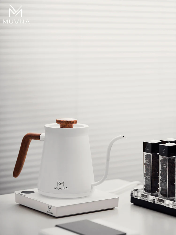 Muvna temperature-controlled electric kettle 600ml white
