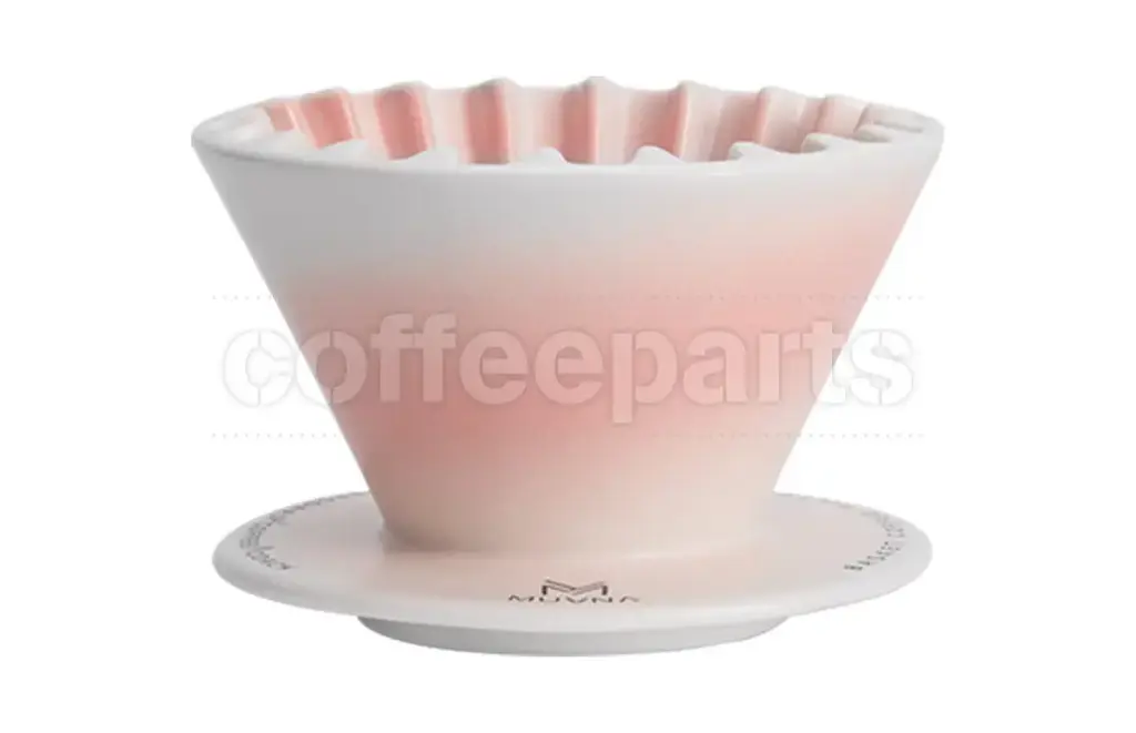 MUVNA "Cake" ceramic coffee dripper-Pink-for 4 persons 02