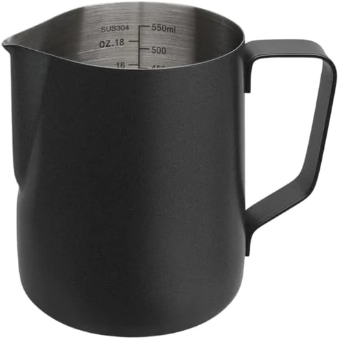 [580PITCHER] 580ml Milk Pitcher Black & White