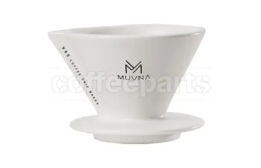 [FC2439] Muvna XingChuan ceramic coffee dripper White