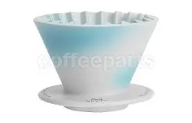 [FC2642] Muvna "Cake" ceramic coffee dripper-Blue-for 4 persons 02