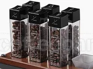 [GC2398] MUVNA 1/3Angel coffee bean canister- 6 tubes-acrylic base